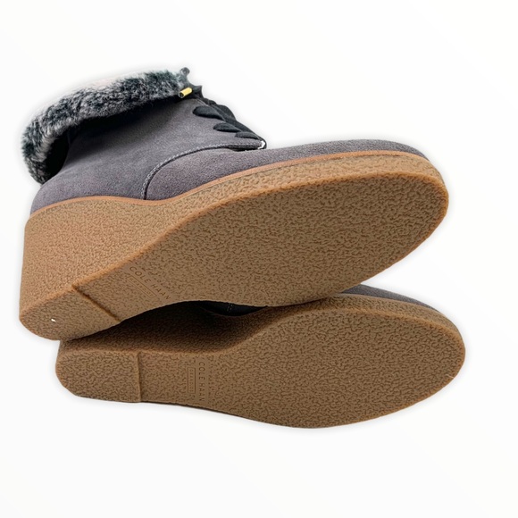 Cole Haan Coralie Waterproof Wedge Bootie suede 7 - Picture 8 of 9